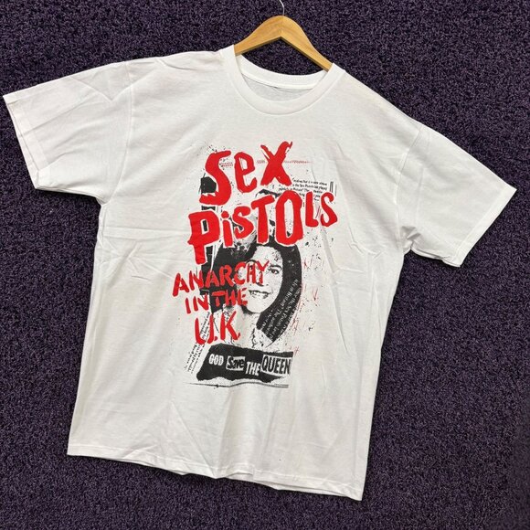 Sex Pistols Anarchy in the UK God Save the Queen T-Shirt XL - Picture 3 of 4